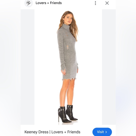 NWT Lovers + Friends Keeney Knit Dress - Picture 6 of 6